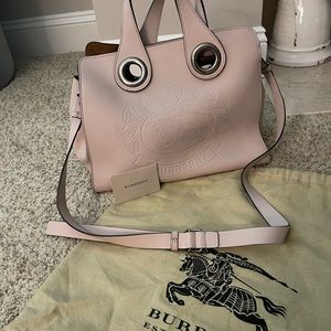 Authentic Burberry tote bag light pink